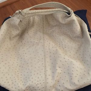 Furla Ostrich leather bag